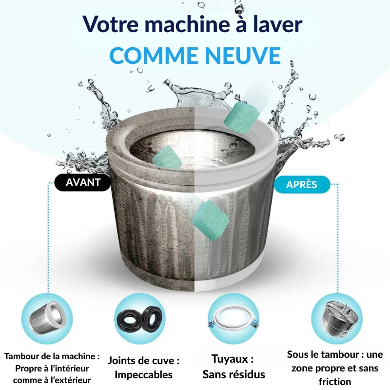 Tablettes Lave-Linge Détox