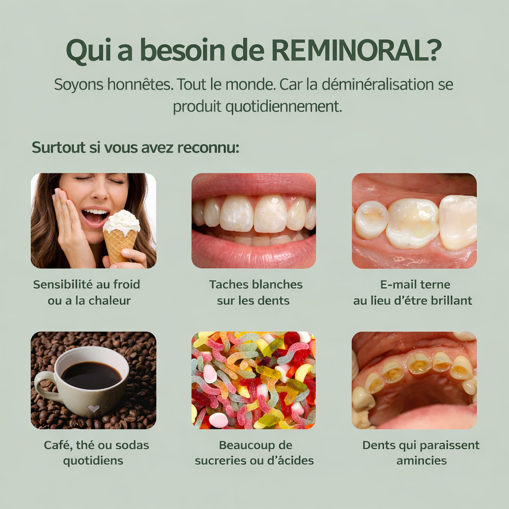 REMINORAL™ – Le geste simple qui renforce votre sourire