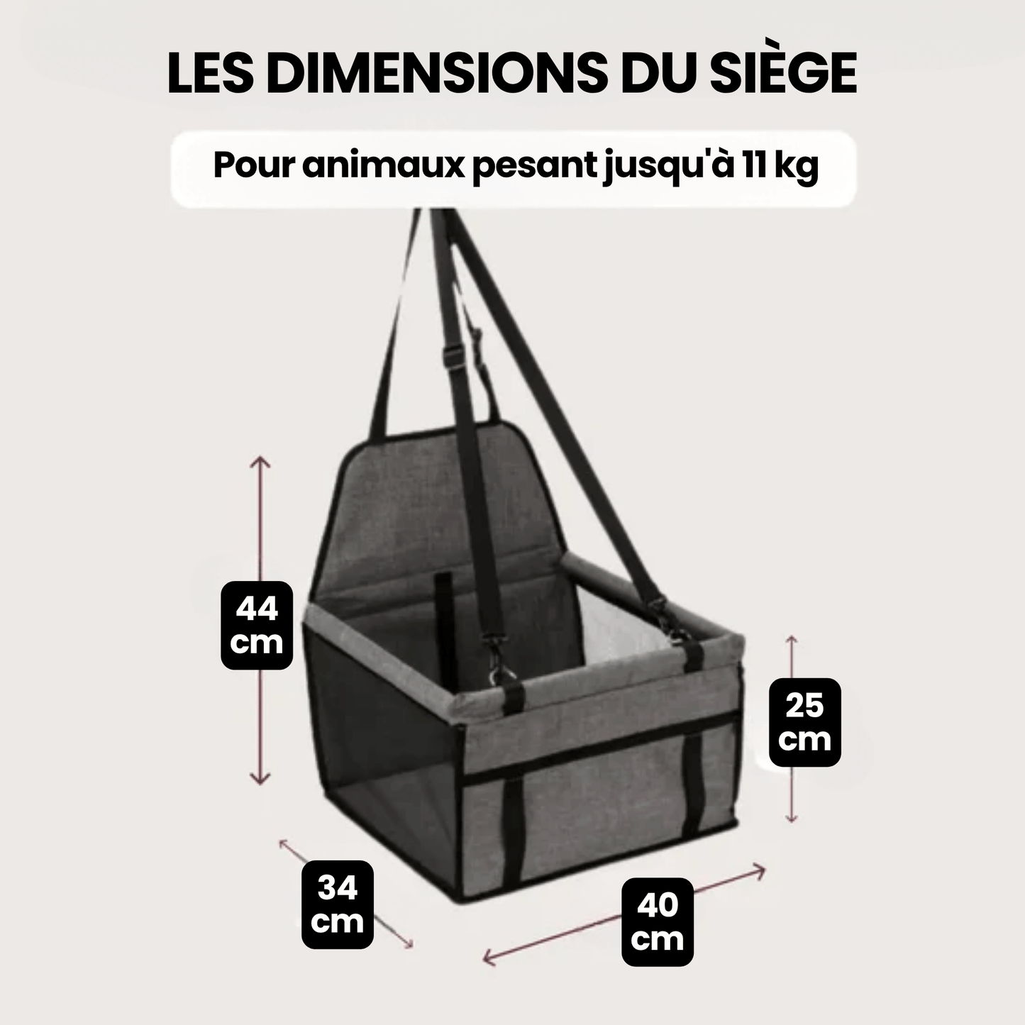 Le Siège Confort GrosMatou — Voyagez en toute sécurité et sans stress