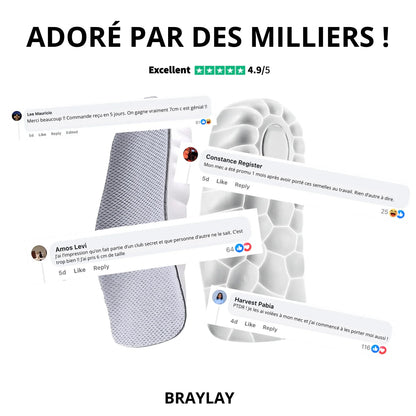 Semelles orthopédiques grandissantes FlexStep™ l Braylay